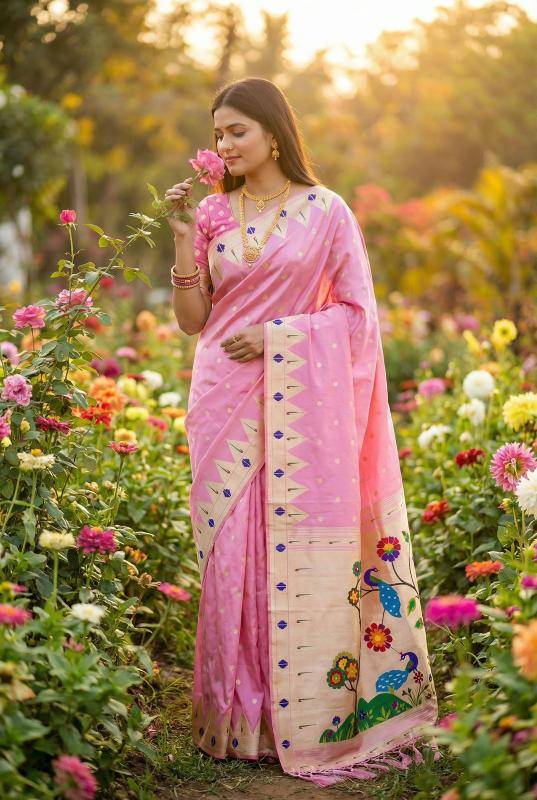 Anupama sindoor paithani top 5 Designer Sarees in Kolkata